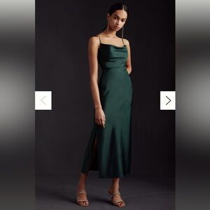 Sachin & Babi BHLDN Cali Satin Midi Dress
